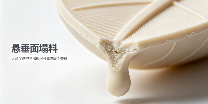 3D打印悬垂塌料怎么解决?